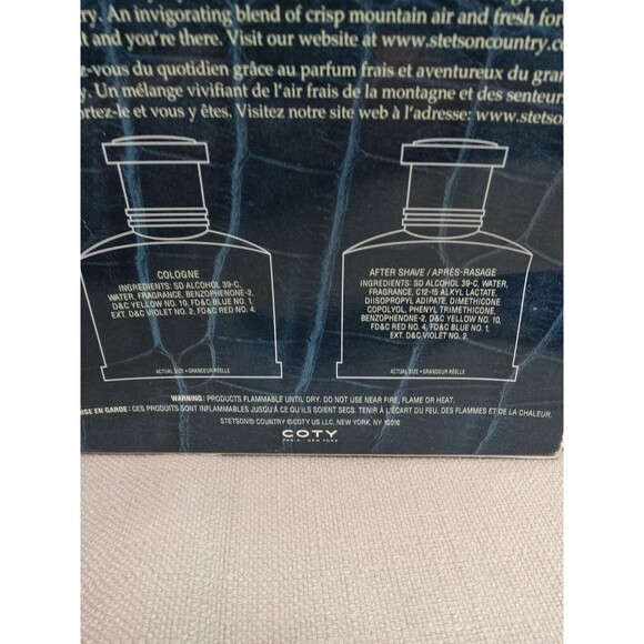 Stetson Country Men's Aftershave and Cologne 1.FL OZ / 30mL Set VINTAGE - Picture 4 of 5